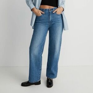 Madewell The Curvy Perfect Vintage Wide-Leg Crop Jean Size 29